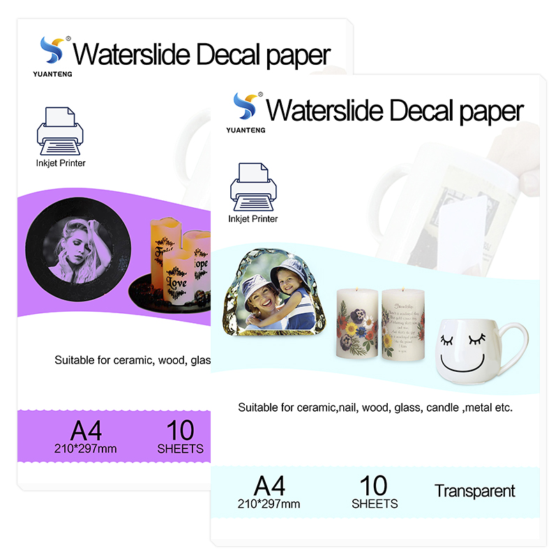 A4 Design Clear Waterslide Dec - đánh giá và giá Ink Blotter Paper
