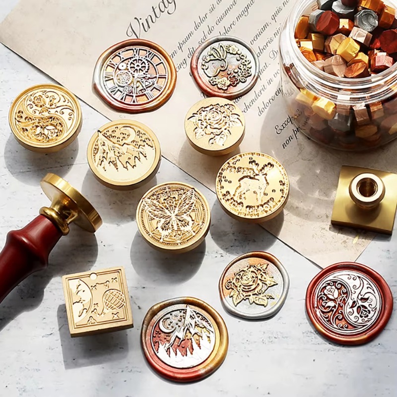 9 Wax Seals+1 Handle, Wax Seal - đánh giá và giá Wax Seal Stamp Set