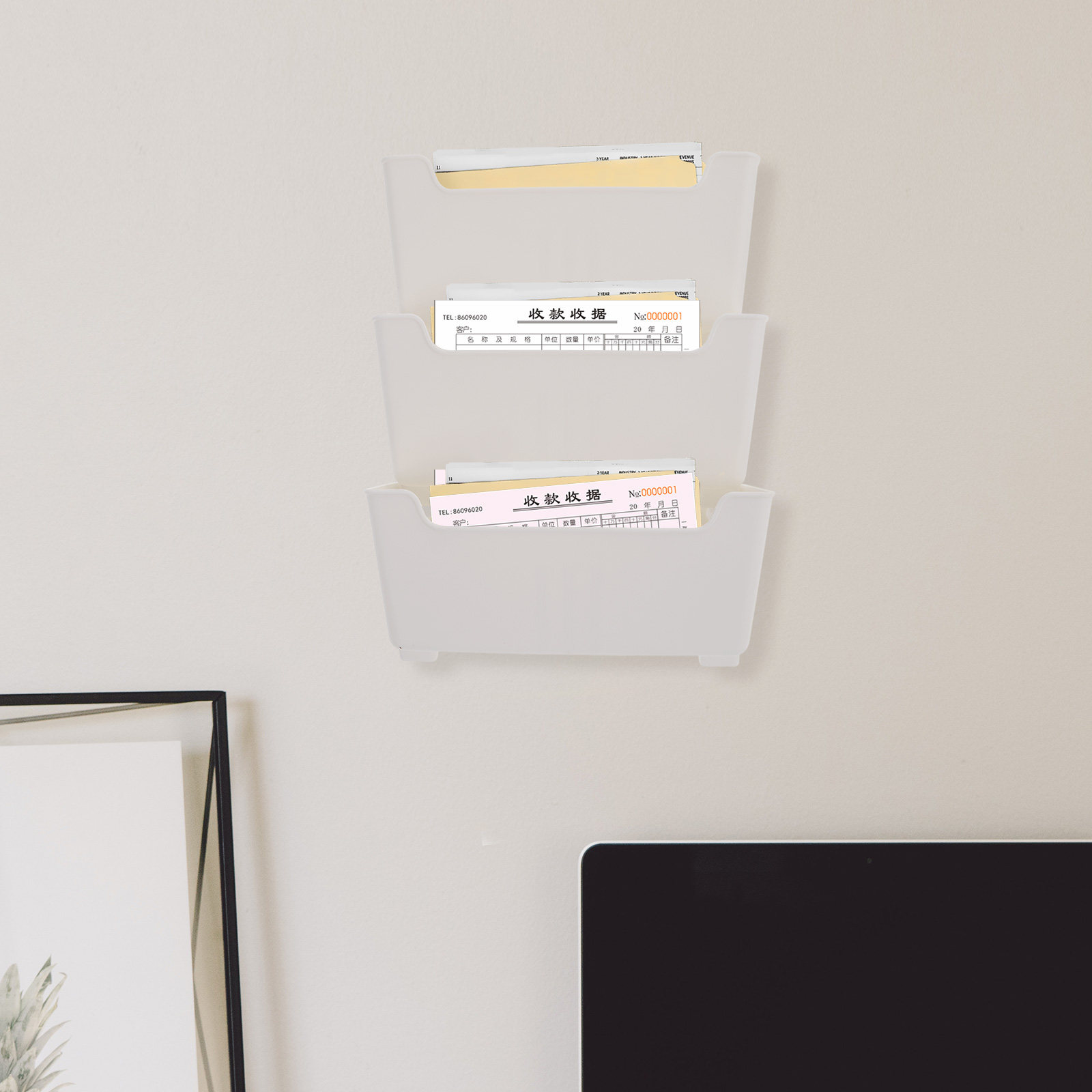 1Set Wall Mounted Plastic File - đánh giá và giá Magazine Holder Rack