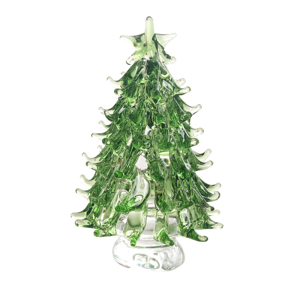 2 Chiếc Pha Lê Cây Giáng Sinh  - đánh giá và giá Paper Weight Crystal